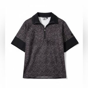 Foray Golf Shirt One Size Pullover Windbreaker Half Zip Mesh Lined Adjustable OS